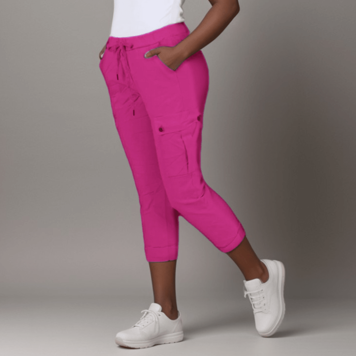 Plain Super Stretch Cargo Magic Trousers Jeans - FullFab