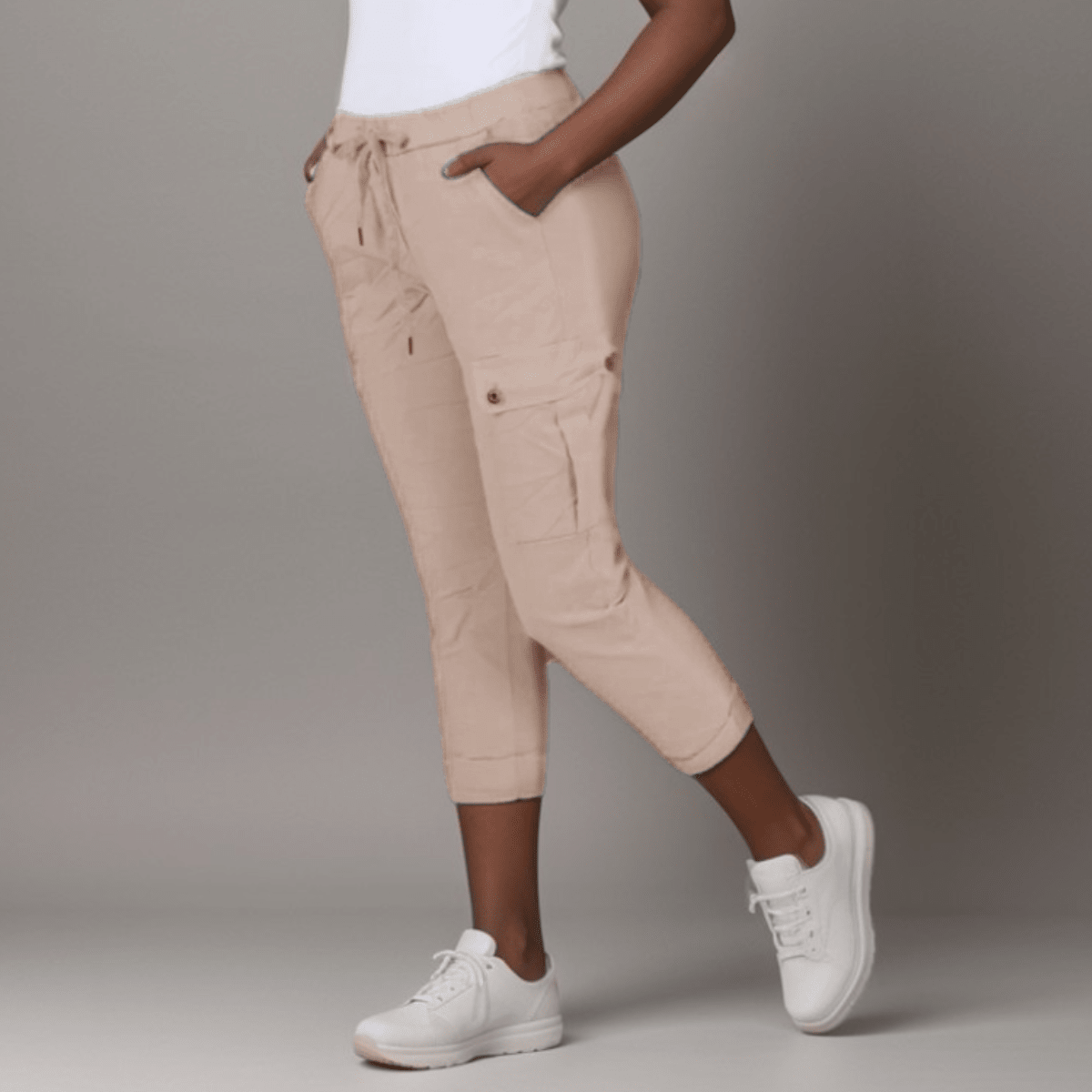 Plain Super Stretch Cargo Magic Trousers Jeans - FullFab