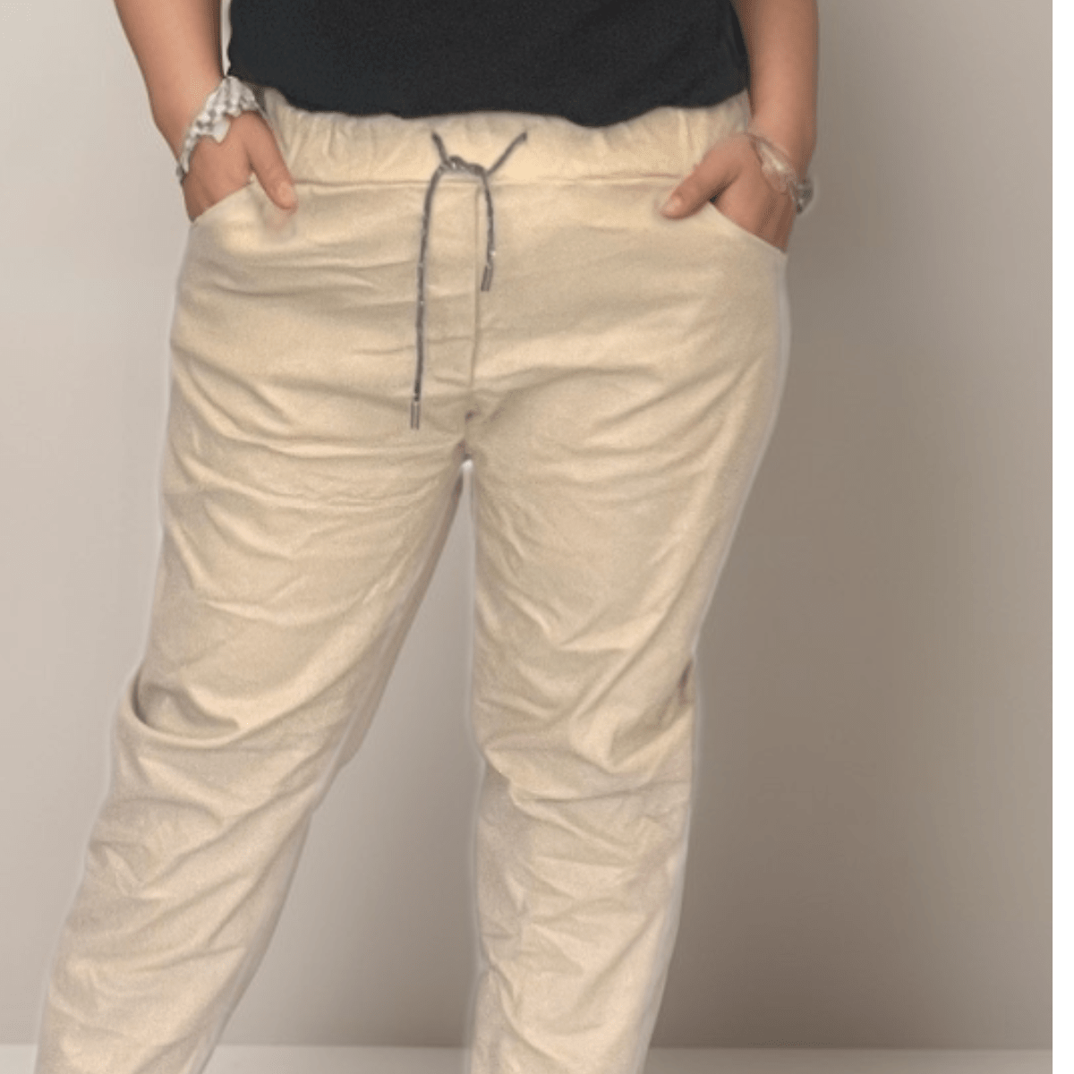 ROCKTHOSECURVES FAUX LEATHER VERY STRETCHY MAGIC TROUSERS / JEANS - FullFab