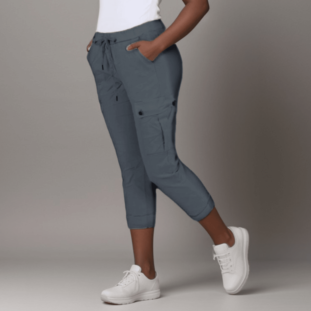 Plain Super Stretch Cargo Magic Trousers Jeans - FullFab