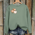 Cotton Triple Heart Sweatshirt - FullFab
