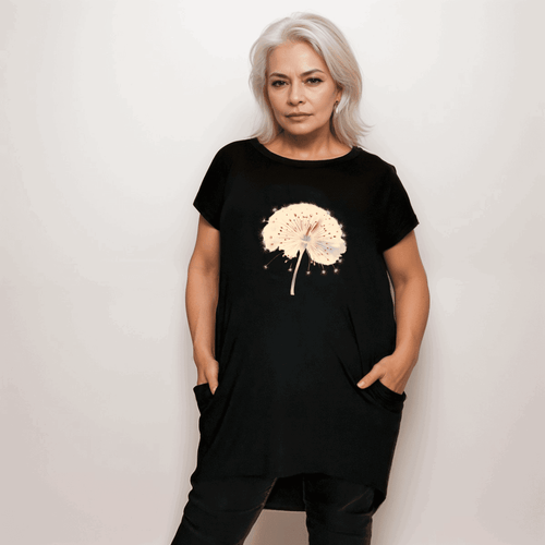Dandelion Long Pocket T-Shirt - FullFab