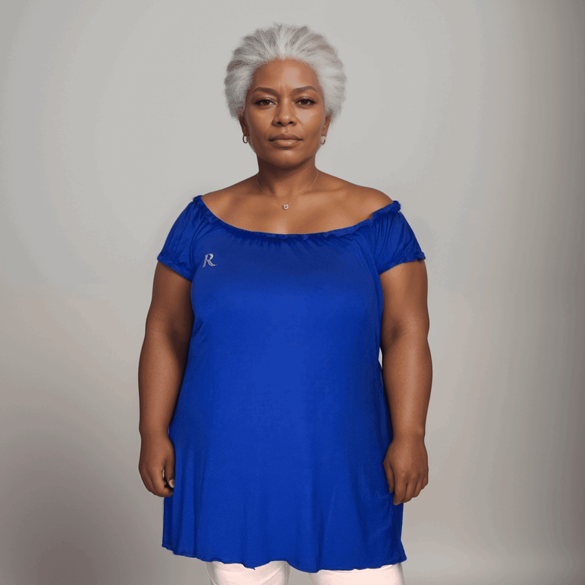 DIAMANTÉ R LONG BARDOT TOP - FullFab