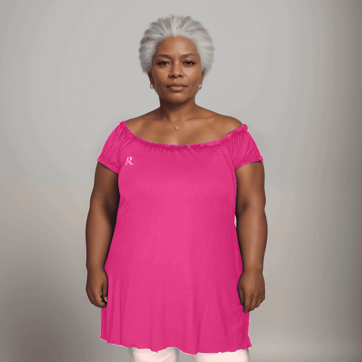 DIAMANTÉ R LONG BARDOT TOP - FullFab