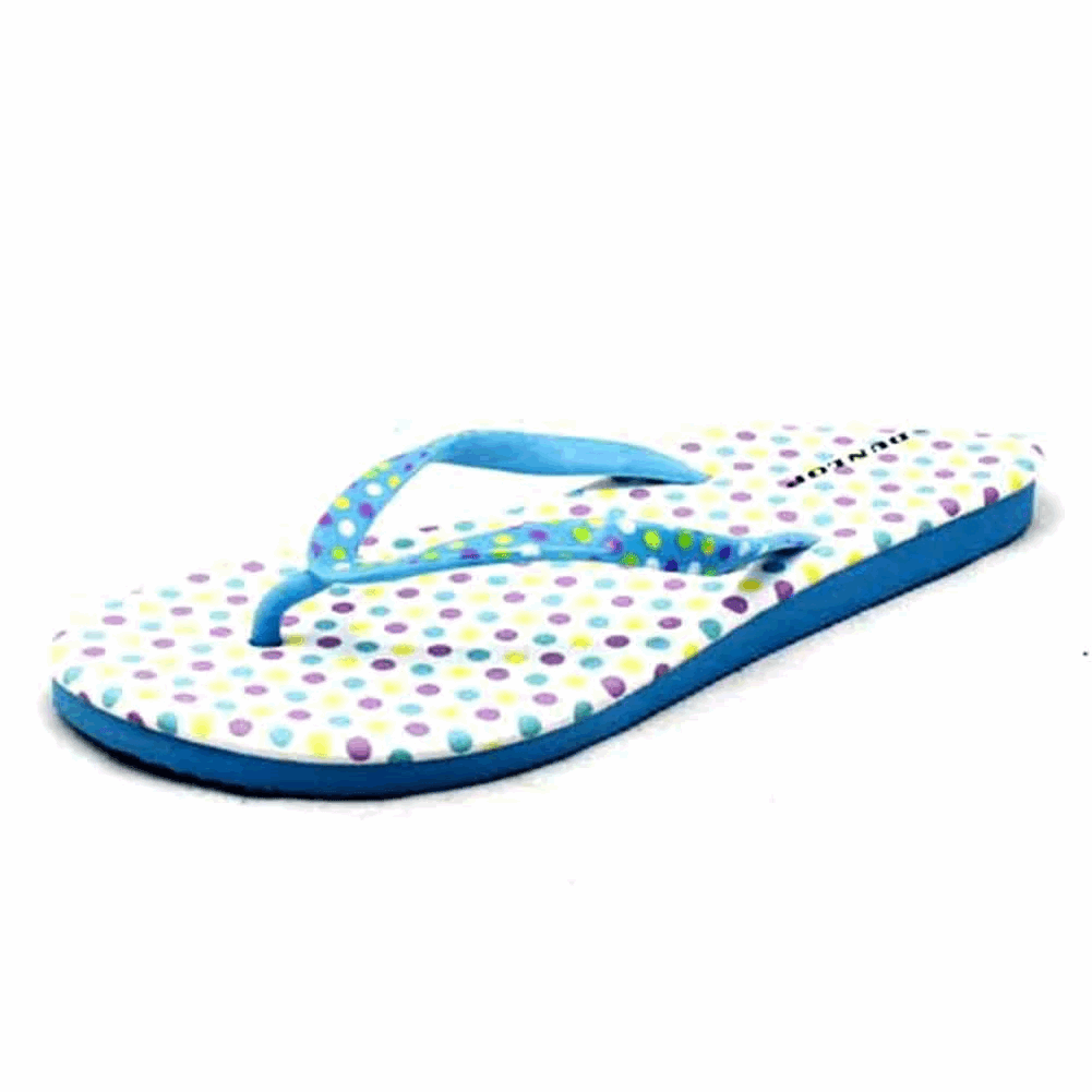 DUNLOP SPOTTY FLIP FLOPS SANDALS BEACH SHOES - FullFab