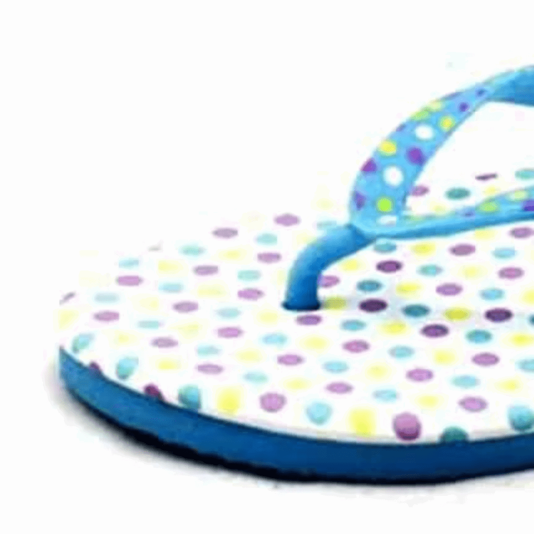 DUNLOP SPOTTY FLIP FLOPS SANDALS BEACH SHOES - FullFab