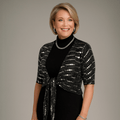 Sparkly Sequin 1/2 Sleeve Bolero / Shrug - FullFab