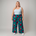 Floral Wide Leg Palazzo Trousers - FullFab