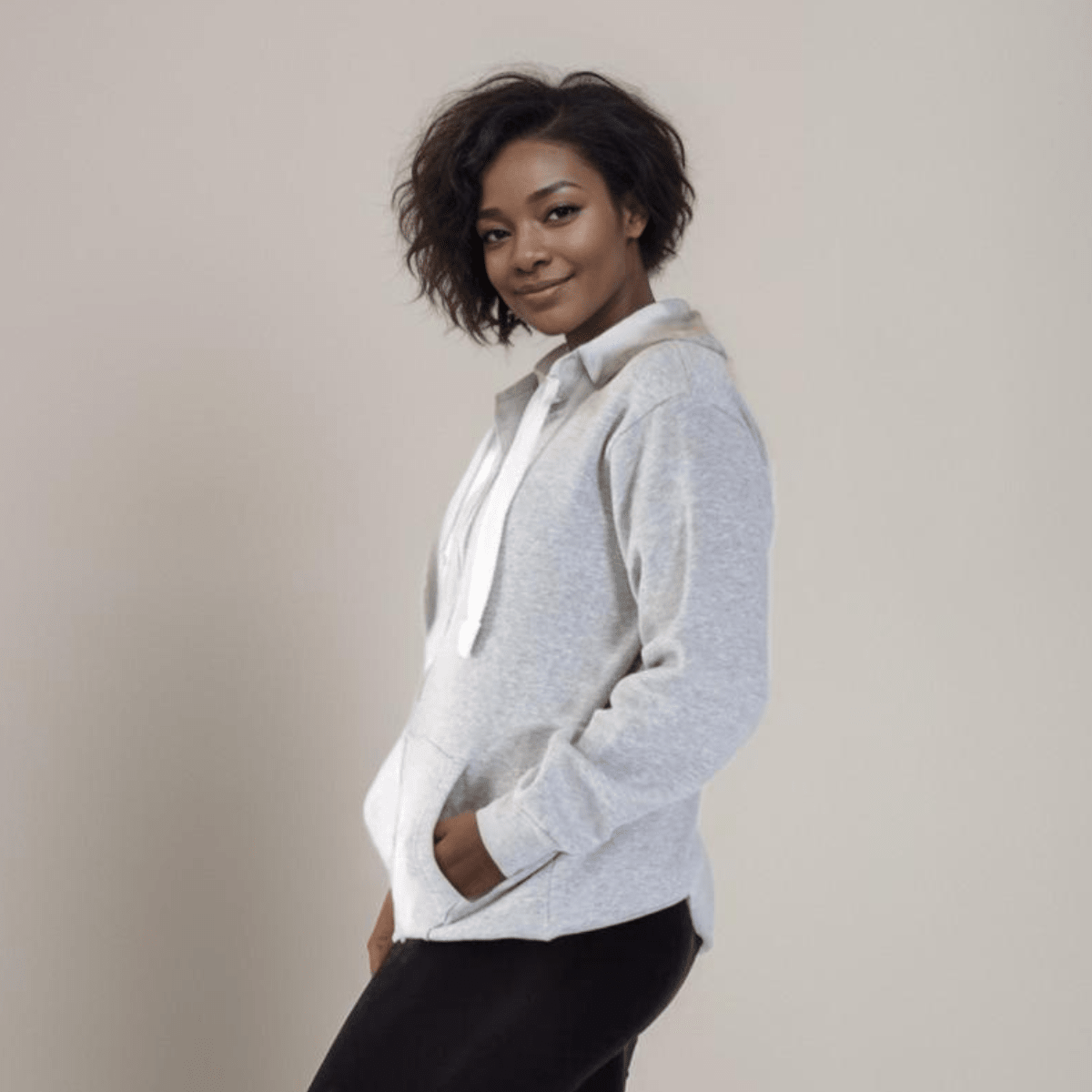 ZIP UP HOODIE PLUS SIZE JACKET - FullFab