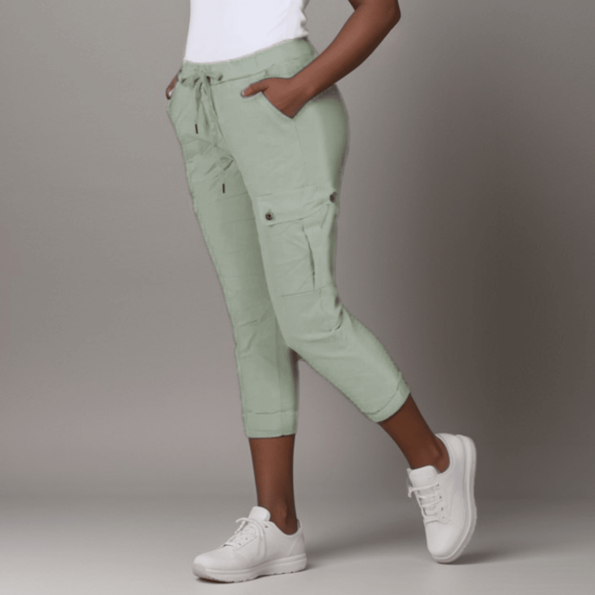 Plain Super Stretch Cargo Magic Trousers Jeans - FullFab