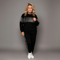 Tracksuit with Straight Leopard Panels - FullFab