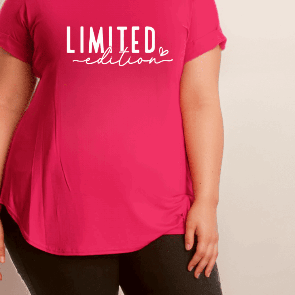 Limited-Edition Dipped-Hem T-Shirt - FullFab