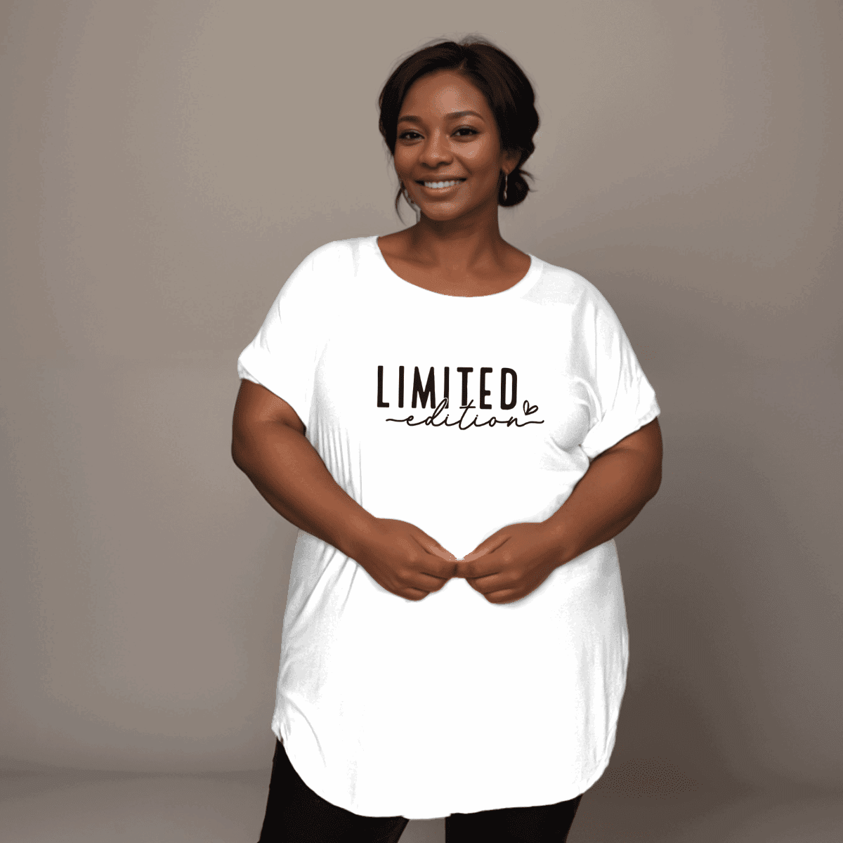 Limited-Edition Dipped-Hem T-Shirt - FullFab