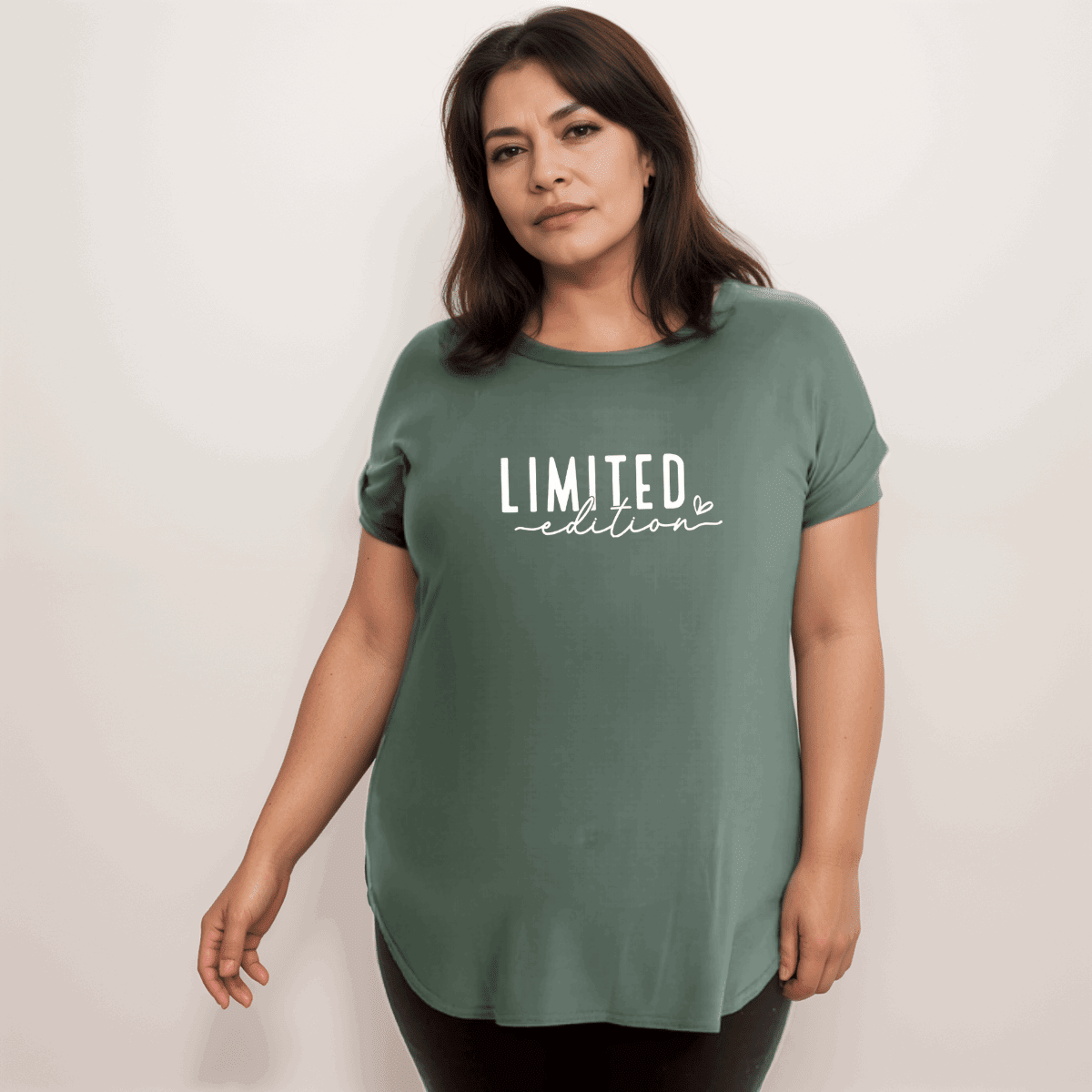 Limited-Edition Dipped-Hem T-Shirt - FullFab