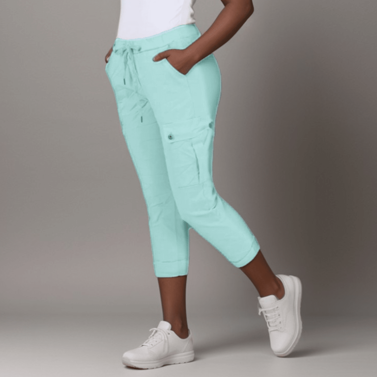 Plain Super Stretch Cargo Magic Trousers Jeans - FullFab