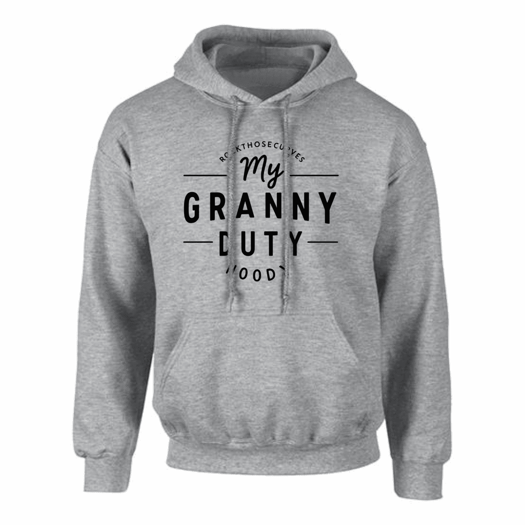 MY GRANNY DUTY LOOSE FITTING HOODIE - FullFab