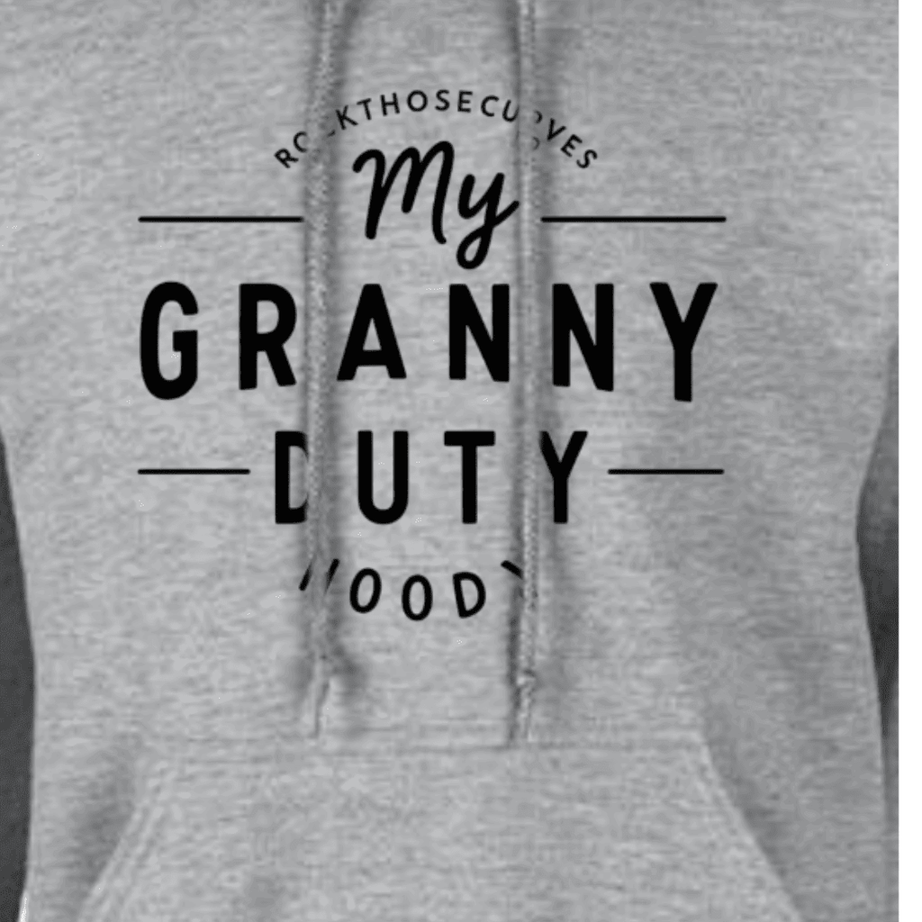 MY GRANNY DUTY LOOSE FITTING HOODIE - FullFab