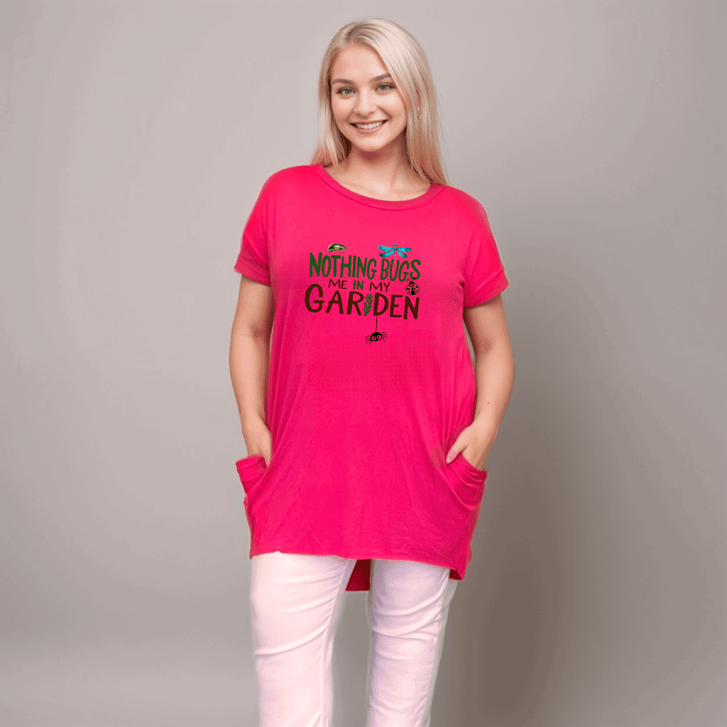 “Nothing Bugs Me” Long Pocket T-Shirt - FullFab