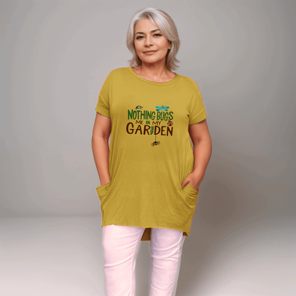 “Nothing Bugs Me” Long Pocket T-Shirt - FullFab
