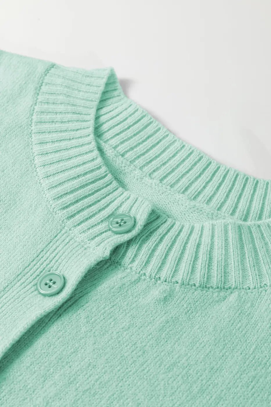 Pastel Fuzzy Knit Boxy Cardigan Women UK - FullFab