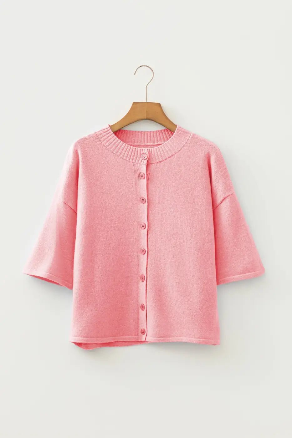 Pastel Fuzzy Knit Boxy Cardigan Women UK - FullFab