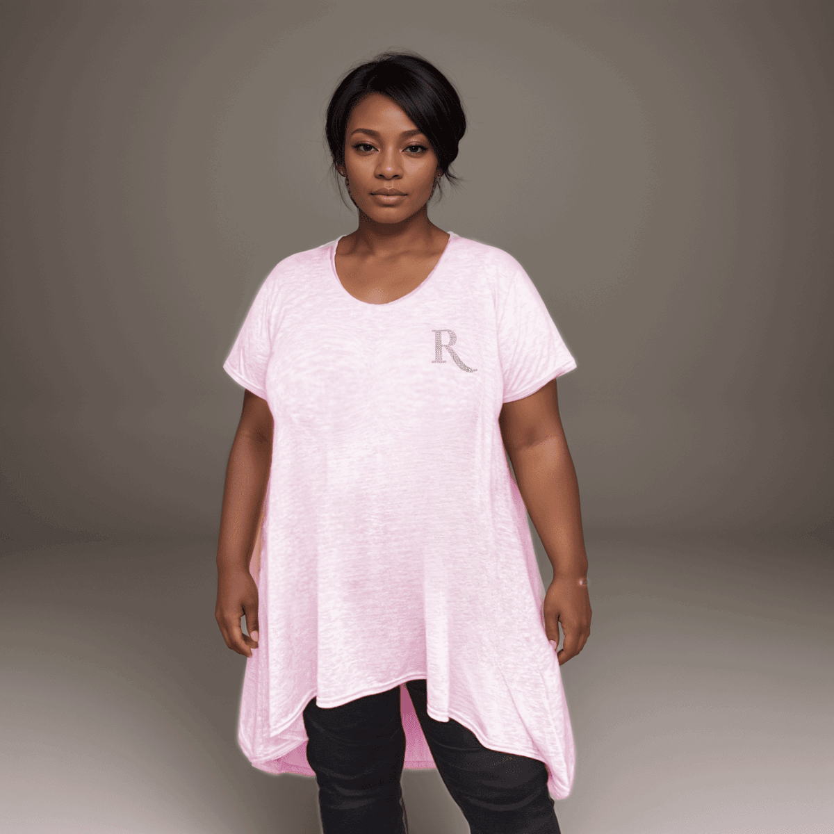 Pastel Swing Top with Diamante “R” Logo - FullFab