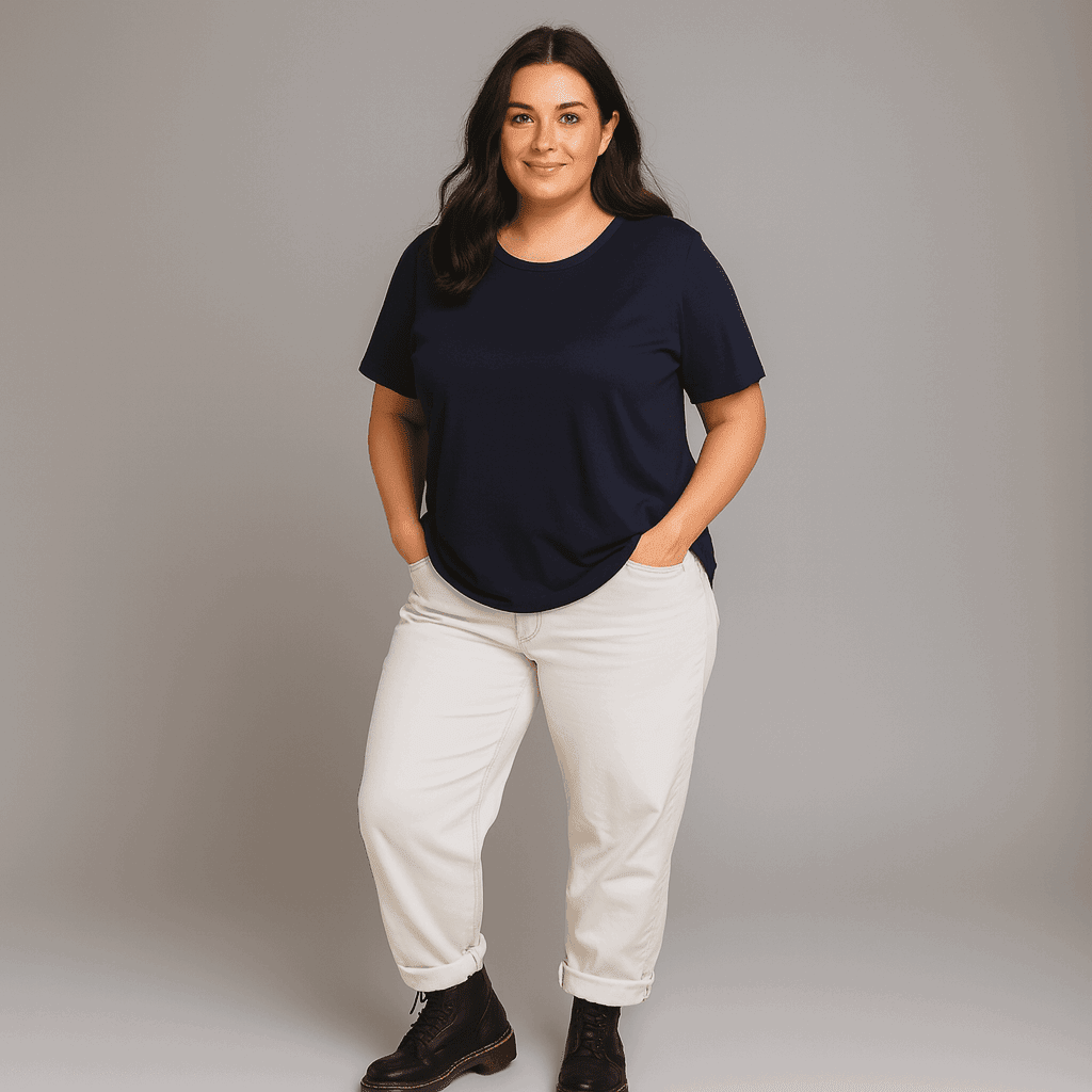 Premium Soft Stretchy Long Length T-shirt - FullFab