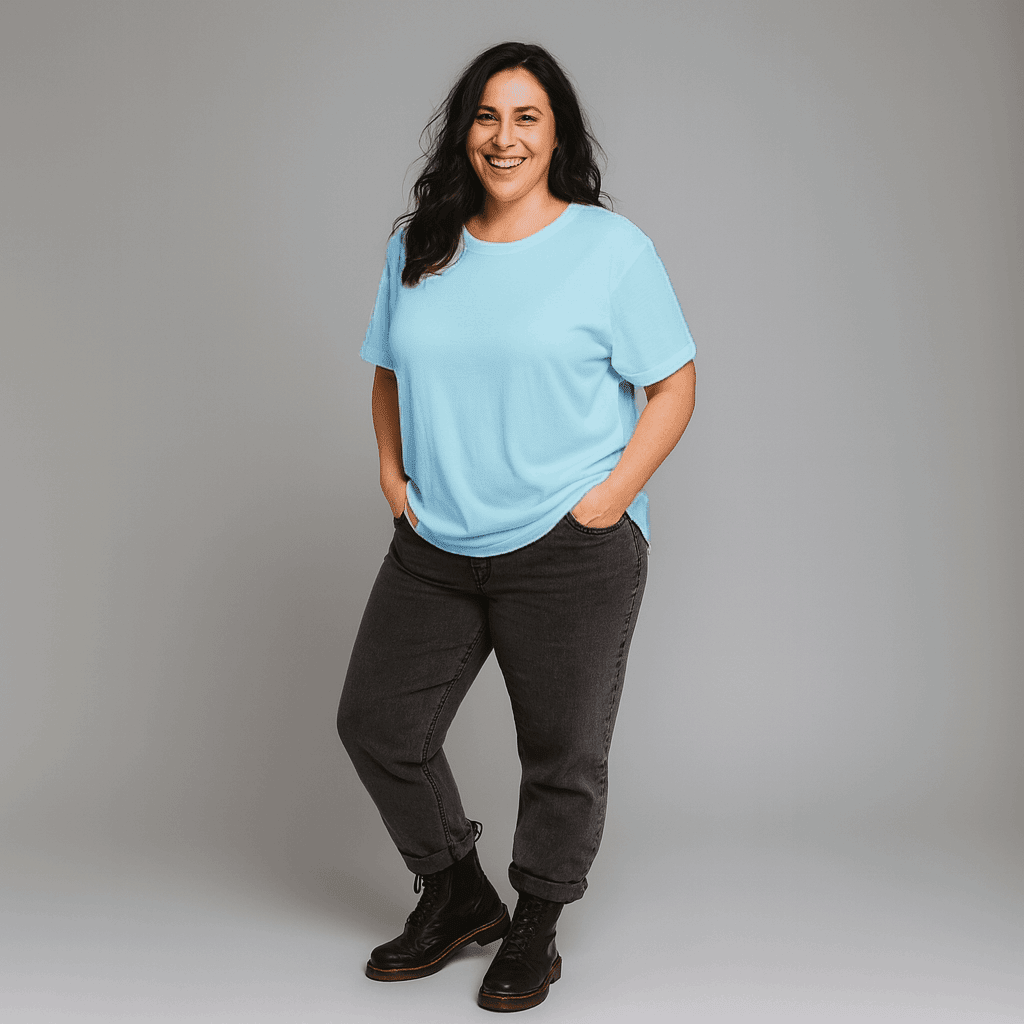 Premium Soft Stretchy Long Length T-shirt - FullFab