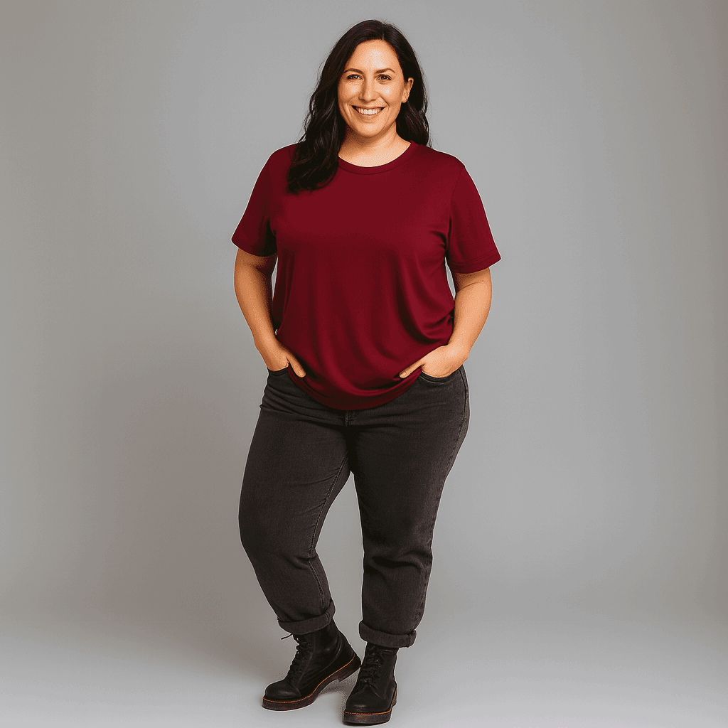 Premium Soft Stretchy Long Length T-shirt - FullFab