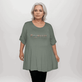 Prosecco Per Favore Button Sleeve Swing Top - FullFab