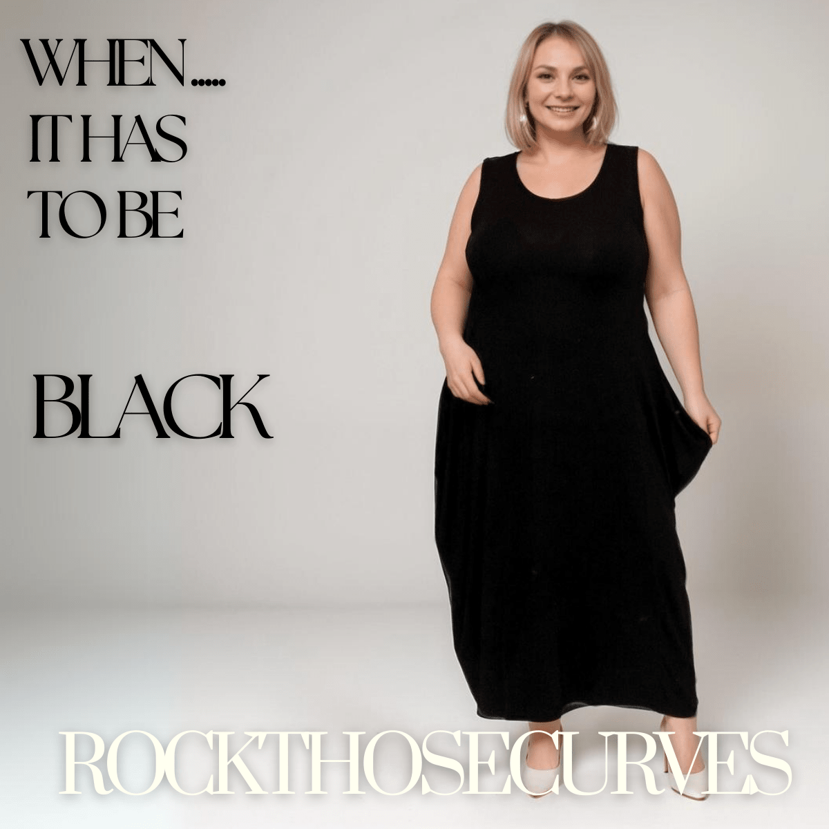 ROCKTHOSECURVES SLEEVELESS T-SHIRT DRESS SUMMER CASUAL STYLE - FullFab