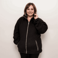 ROCKTHOSECURVES ZIP UP LONG SLEEVE THICK POLAR FLEECE JACKET - FullFab