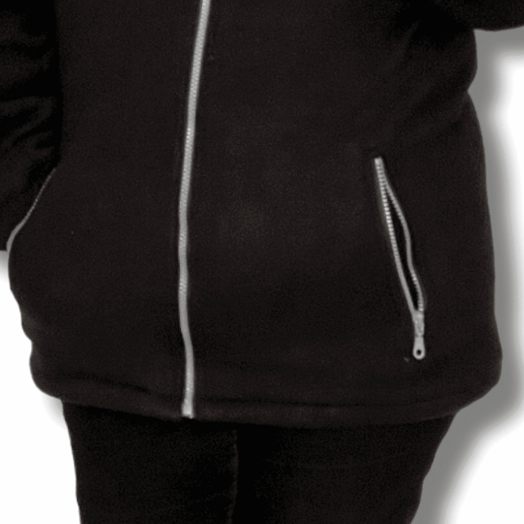 ROCKTHOSECURVES ZIP UP LONG SLEEVE THICK POLAR FLEECE JACKET - FullFab