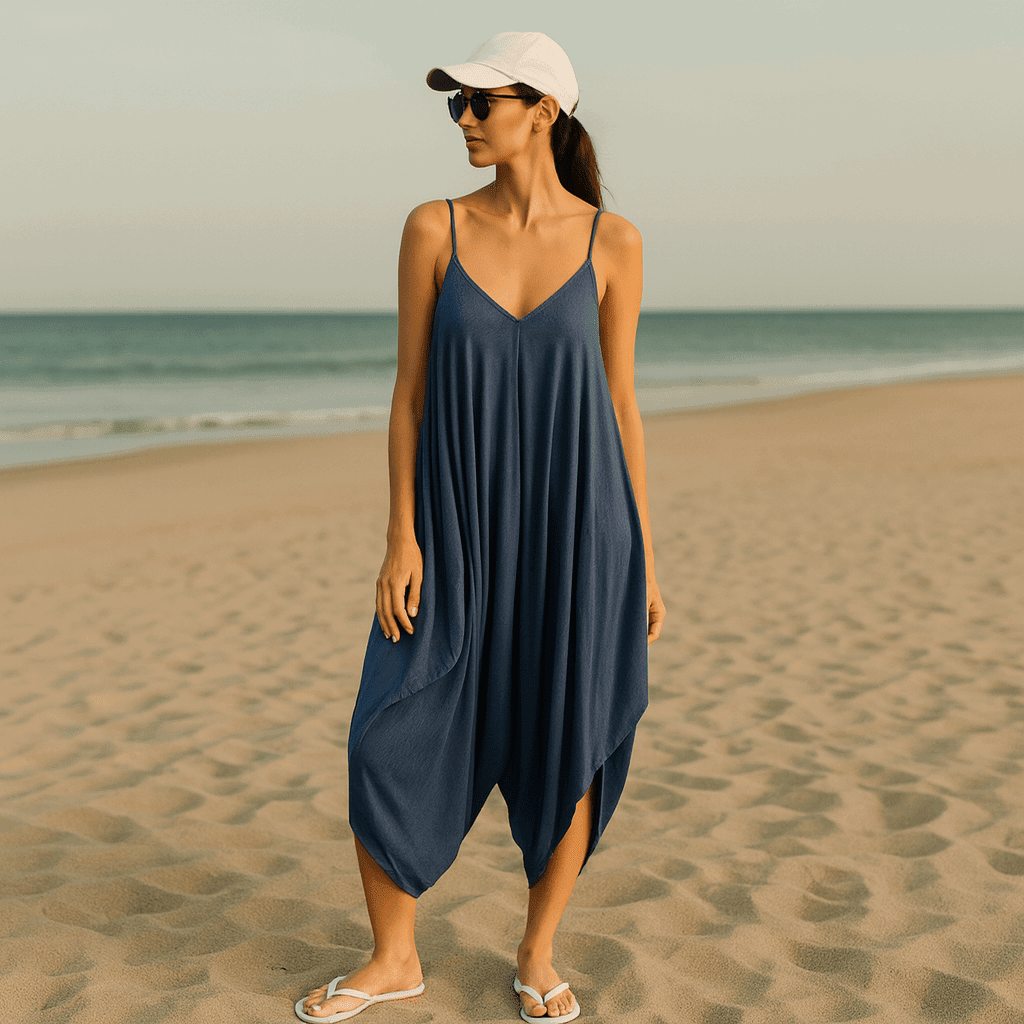 Strappy Loose Fitting Jumpsuit - FullFab