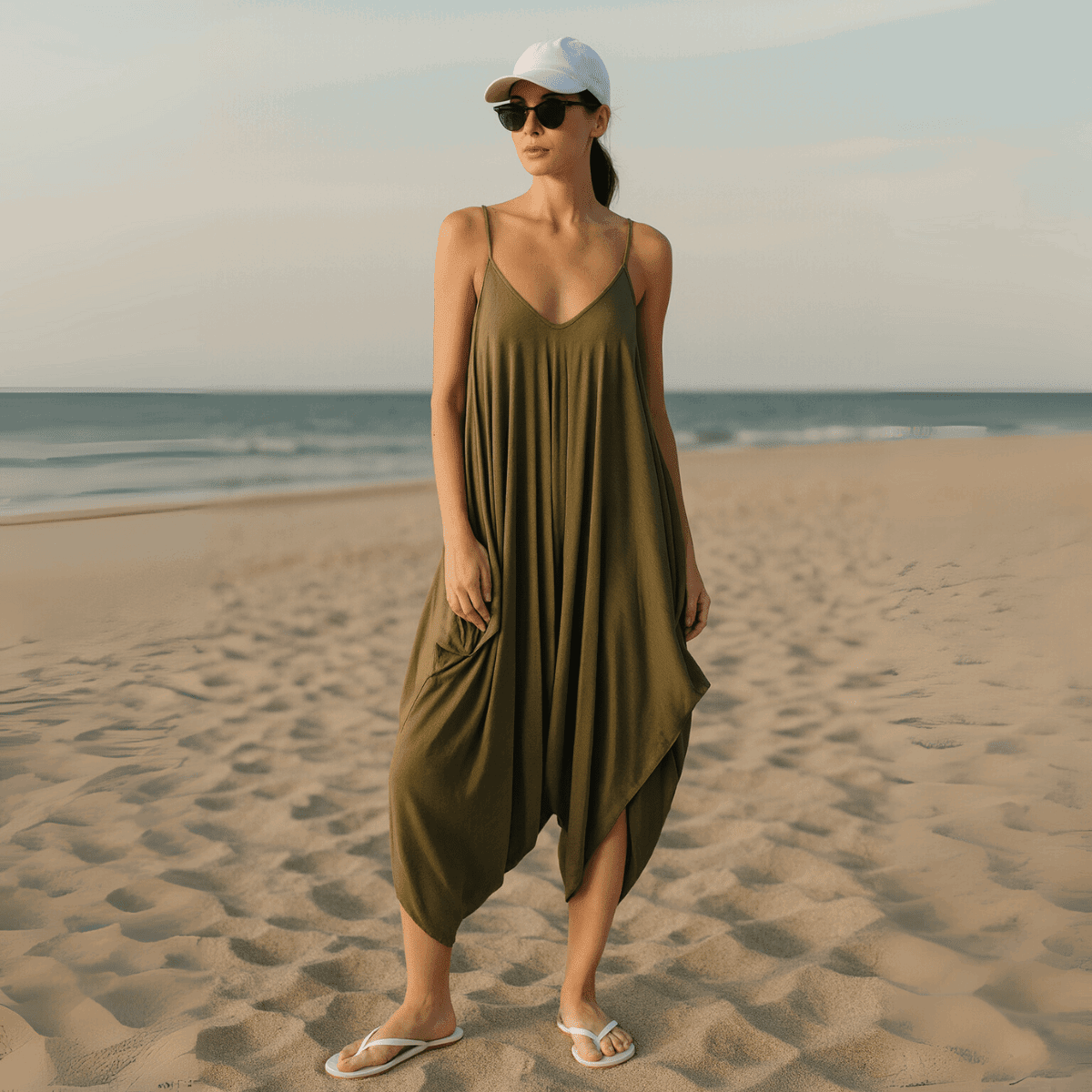 Strappy Loose Fitting Jumpsuit - FullFab