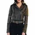 Women’s Studded Leather Jacket