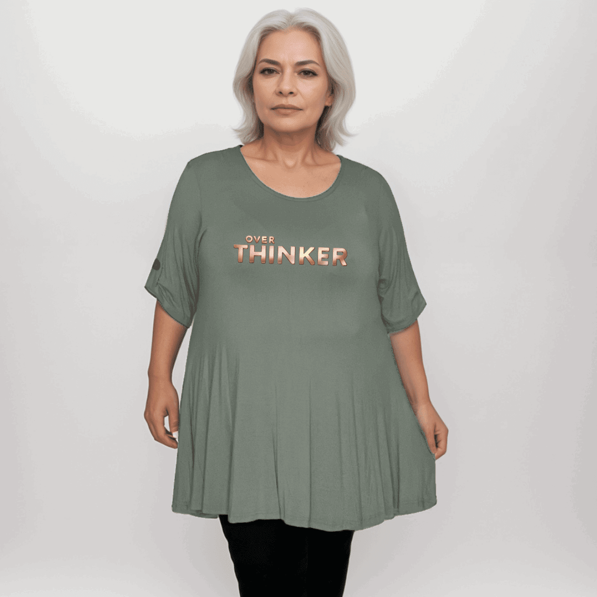 Swing Top with “Over Thinker” Logo - FullFab