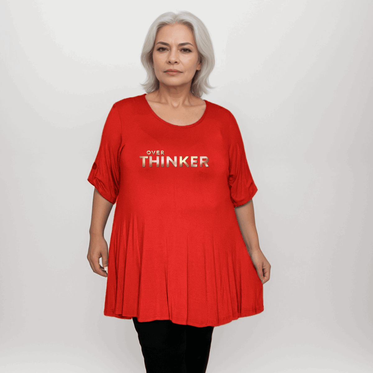 Swing Top with “Over Thinker” Logo - FullFab