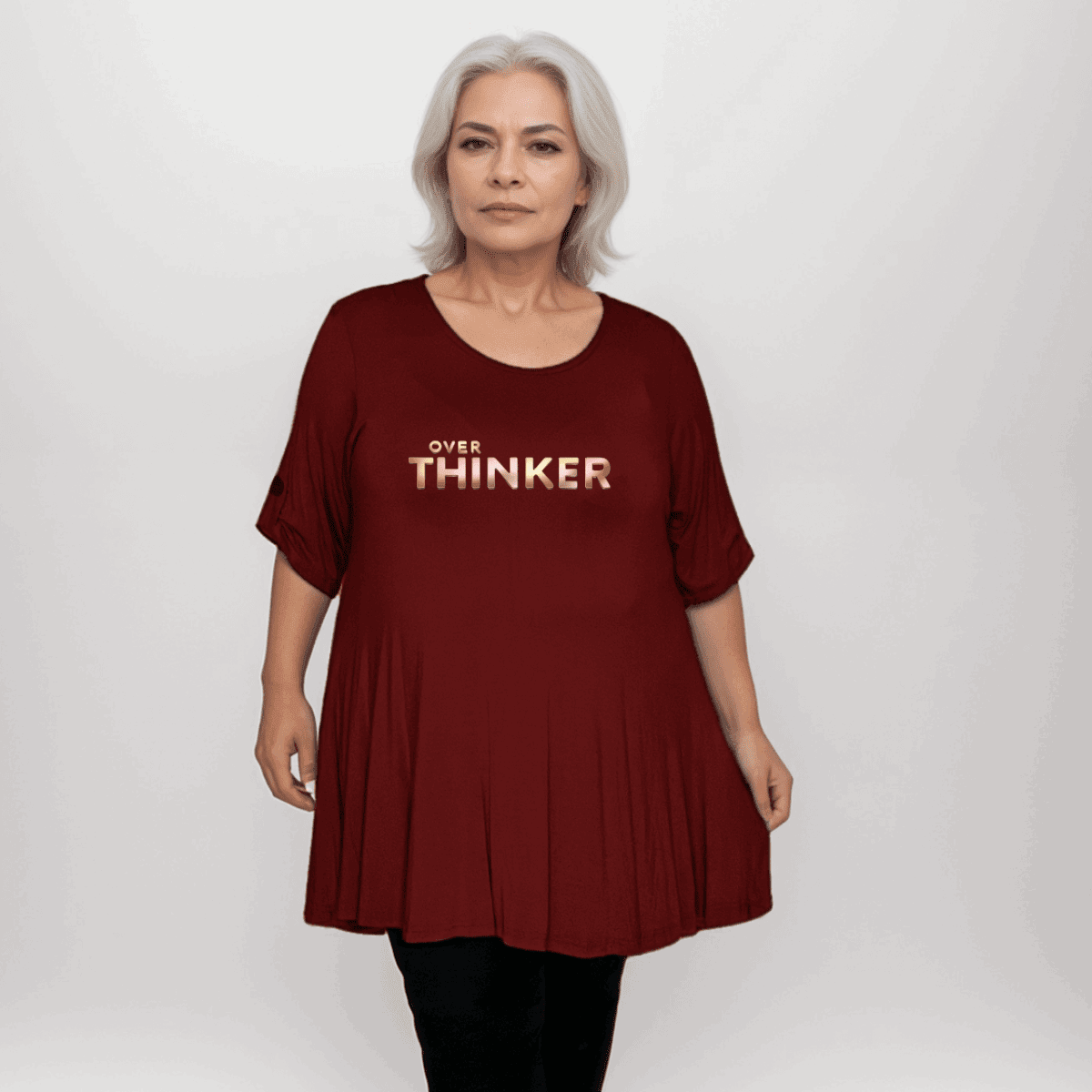 Swing Top with “Over Thinker” Logo - FullFab