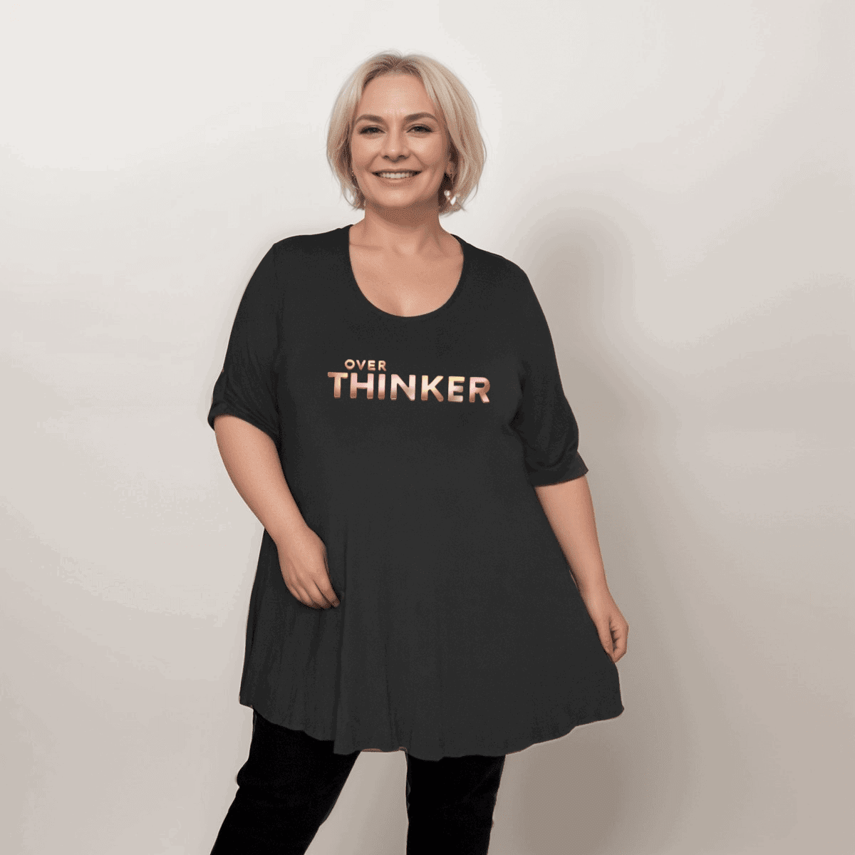 Swing Top with “Over Thinker” Logo - FullFab