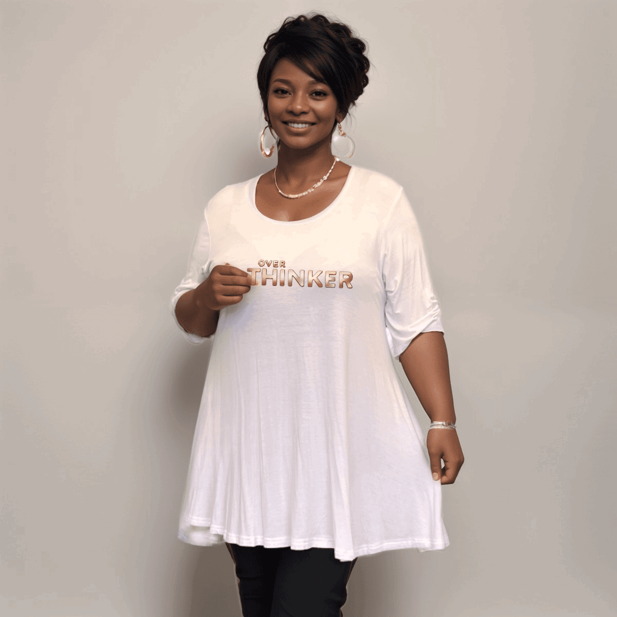 Swing Top with “Over Thinker” Logo - FullFab