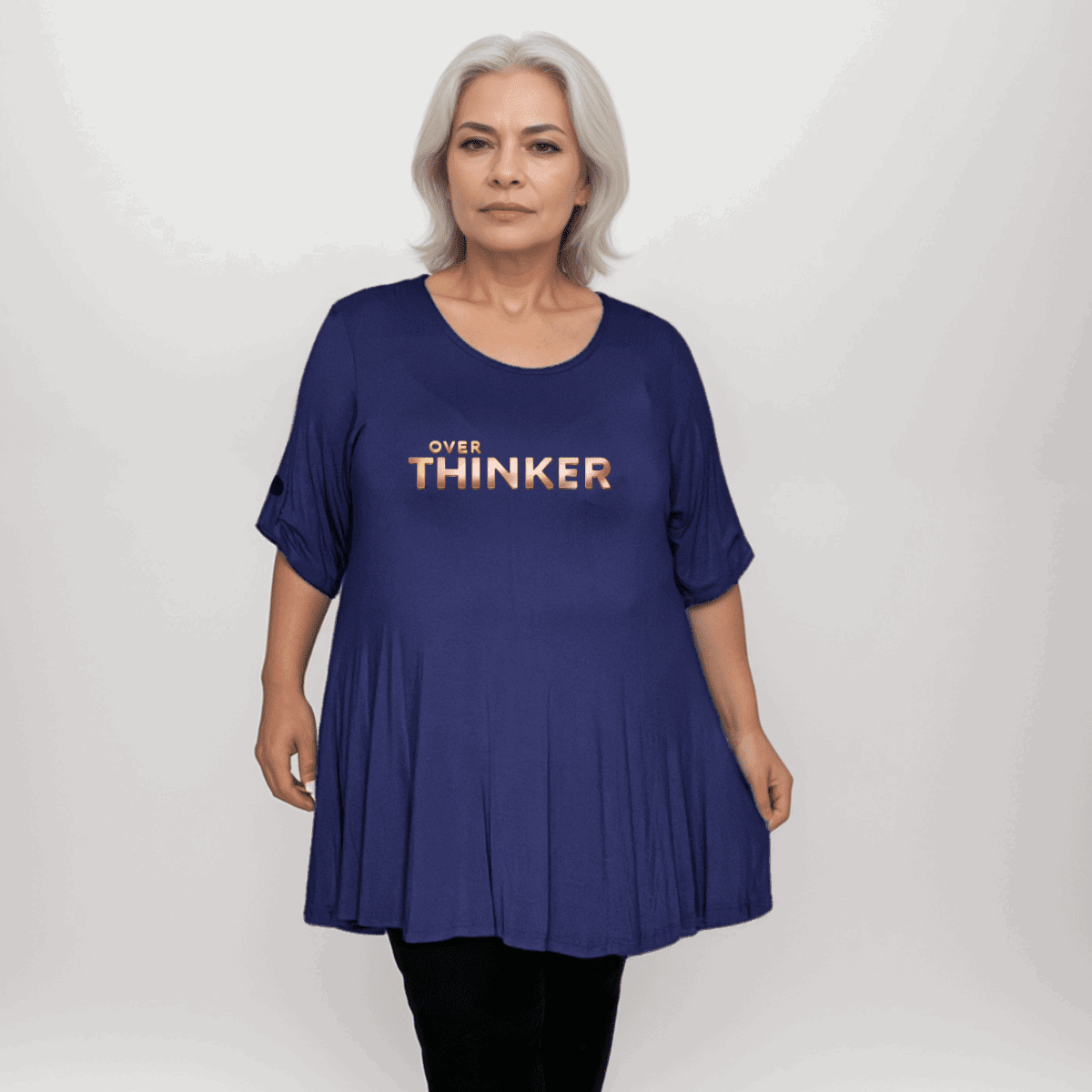 Swing Top with “Over Thinker” Logo - FullFab