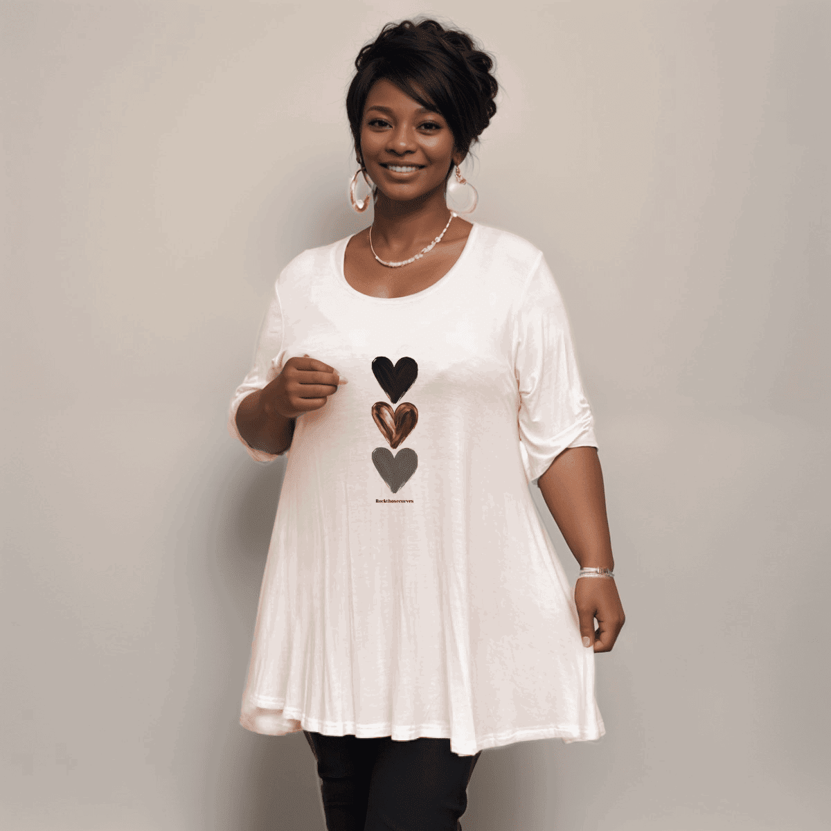 THREE HEARTS SWING TOP - FullFab