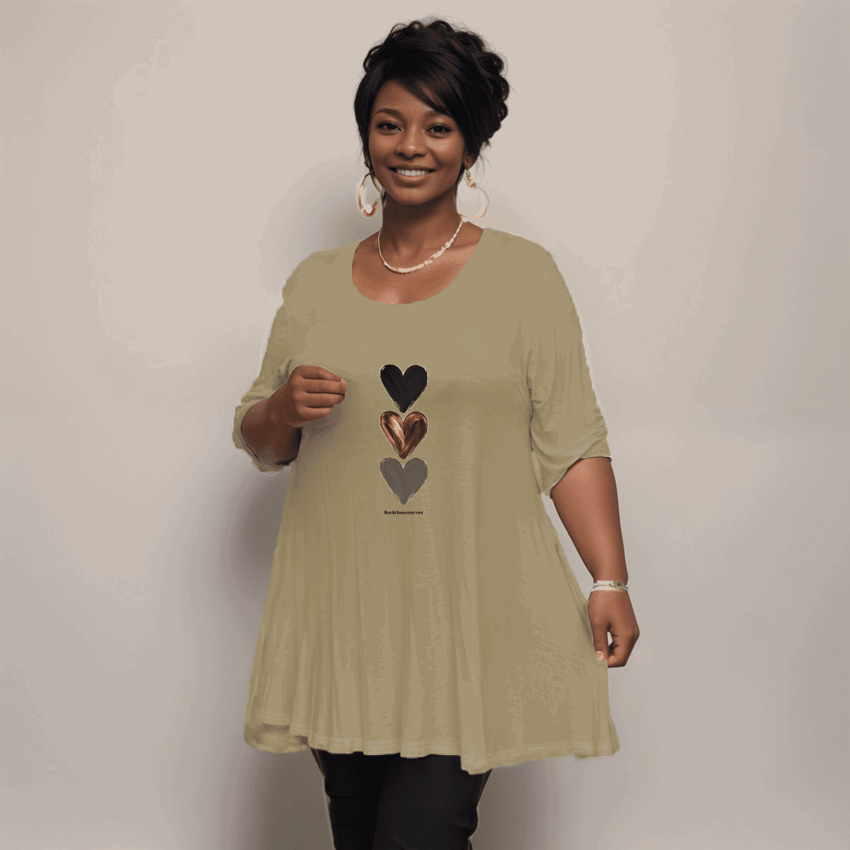 THREE HEARTS SWING TOP - FullFab