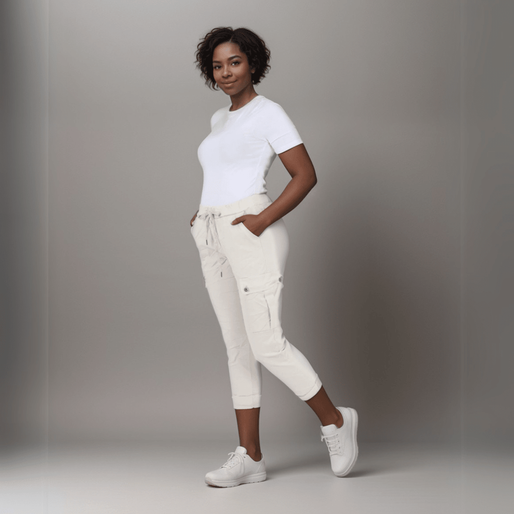 Plain Super Stretch Cargo Magic Trousers Jeans - FullFab